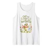 A causar un lío, Cute Frog Cottagecore Camiseta sin Mangas