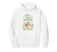 A causar un lío, Cute Frog Cottagecore Sudadera con Capucha