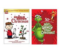 A Charlie Brown Christmas & How the Grinch Stole Christmas 50th Anniversary Deluxe Edition 2-DVD Christmas Bundle