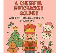 A cheerful nutcracker soldier with bright colors and festive decorations.: Adorable Christmas Objects and Holiday Decorations | Bold and Easy Designs ... Home Interiors, Nature’s Friends, Pack of 3)