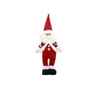 (A) Christmas Decoration Reindeer Snowman Santa Claus Standing for Doll Home Party New Year Table Ornaments