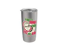 A Christmas Story Youll Shoot Your Eye Out Vaso térmico de acero inoxidable de doble pared