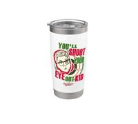A Christmas Story Youll Shoot Your Eye Out Vaso térmico de acero inoxidable de doble pared