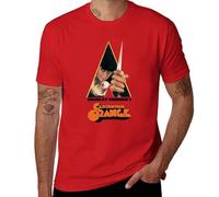 A|Clockwork|Orange Stanley Kubrick Movie Poster,Camiseta para hombre, Redstyle, M