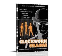 A Clockwork Orange Thriller Film Poster Pintura Decorativa Lienzo Arte de Pared Salón Póster Dormitorio Pintura, Arte de Pared Impresión de Imagen Moderna Decoración de Habitación Familiar 20 x 30