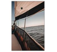 A CLOSER LOOK Minimalist Lined Notebook for Journaling, Planning, Mental Health, Organization: Nautical Photography, Relaxation, Serenity, Sailing, Sailboat, Bay, Sea