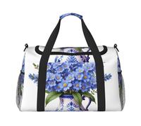 A Cluster of Flowers - Bolsa de viaje resistente al agua compacta para deportes, gimnasio y fin de semana para hombres y mujeres
