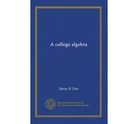 A college algebra