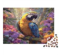 A Colorful Parrot in The Jungle Rompecabezas Puzzle,1000pcs (75x50cm) Adulto Juego Educativo Decoración del Hogar