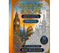 A Coloring Journey Through Europe: european Countries Through Mandala Art: A Coloring Book