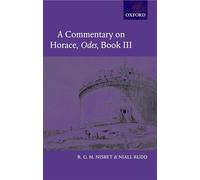 A Commentary on Horace: Odes Book III