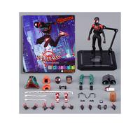 (A con caja) Sentinel Sv Action Spider-Man Into The Spider-Verse Miles Morales Peter B Parker Modelo de figura