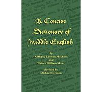 A Concise Dictionary of Middle English