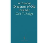 A Concise Dictionary of Old Icelandic