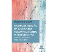 A Concretização Da Justiça No Reconhecimento Intersubjetivo (ebook)