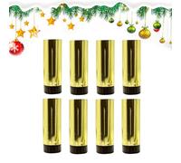 À Confettis - 8 Pièces Tubes Papier Colorés 11x3,7cm | Lanceur Mariage Accessoires Fête Célébration Événements Noël Anniversaire Nouvel An Remise Diplômes Décoration Festive Ambiance