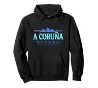 A Coruña España | Costa de A Coruña España Sudadera con Capucha