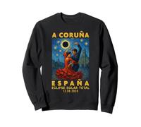 A Coruña, España Eclipse Solar Total 2026 Sudadera
