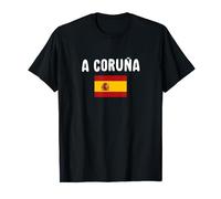 A Coruña España Souvenir Bandera España Vacaciones España Camiseta
