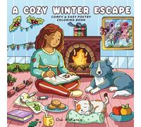 A Cosy Winter Escape: A Relaxing Winter Coloring Book for Adults - Christmas Charm, Cozy Cabins & Poetic Peaceful Nights Journey for Calm, Joy, and Creativity