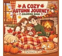 A Cozy Autumn Journey Coloring Book for Kids: 25 Cozy Fall Scenes of Leaves, Crafts, Apple Pie, and Family Fun, A Sweet Autumn Coloring Adventure for Ages 4-8