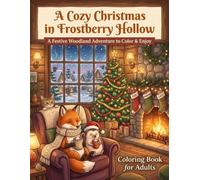 A Cozy Christmas in Frostberry Hollow: A Heartwarming Winter Village of Snug Animal Friends to Color - Fireside Nights, Gingerbread Bakeries, and Snowy Adventures for Relaxation