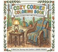 A COZY CORNER COLORING BOOK: Simple Pleasures of Home to Color and Comfort Your Soul