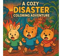 A Cozy Disaster Coloring Adventure: A Cute & Funny Coloring Book with Volcanoes, Waves, Tornadoes, UFOs and Cozy Creatures
