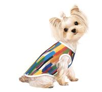 A Creative Strokes Pet - Camiseta transpirable sin mangas M para perros pequeños y gatos, suave, ligera y elegante