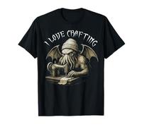 A Cthulhu me Encanta Hacer Manualidades, el Terror lovecraftiano cosiendo a Cthulhu Camiseta