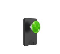 A Cuadros Pixel Verde Patron Impresion PopSockets PopWallet para MagSafe