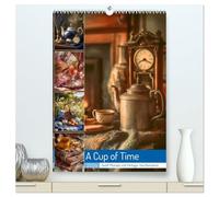 A Cup of Time (hochwertiger Premium Wandkalender 2026 DIN A2 hoch), Kunstdruck in Hochglanz: Dieser nostalgische Kalender lädt ein zu zwölf Teestunden voller Romantik und Fantasie.