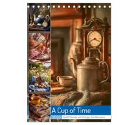 A Cup of Time (Tischkalender 2026 DIN A5 hoch), CALVENDO Monatskalender: Dieser nostalgische Kalender lädt ein zu zwölf Teestunden voller Romantik und Fantasie.