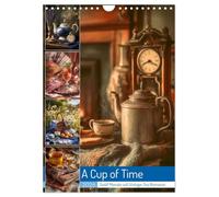 A Cup of Time (Wandkalender 2026 DIN A4 hoch), CALVENDO Monatskalender: Dieser nostalgische Kalender lädt ein zu zwölf Teestunden voller Romantik und Fantasie.