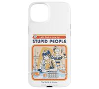 A Cure For Stupid Sarcastic Retro Vintage Funny Adult Humor Carcasa para iPhone 15 Plus
