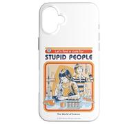 A Cure For Stupid Sarcastic Retro Vintage Funny Adult Humor Carcasa para iPhone 16 Plus