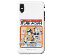 A Cure For Stupid Sarcastic Retro Vintage Funny Adult Humor Carcasa para iPhone X/XS
