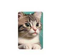 A Curious Cat Pattern - Ambientadores para coche, 4 unidades, rectangulares colgantes, tabletas de aromaterapia, ambientadores perfumados para dormitorio y baño