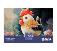 A Cute Little Chicken 1000 Pcs Premium-Karton Puzzle Cute Baby Chicken Lebendige Bilder Familienspiel Puzzles Für Erwachsene Und Kinder 70x50cm/1000pcs