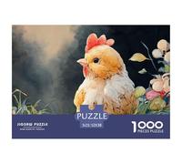 A Cute Little Chicken 1000 Pcs Stabiler Karton Puzzle Cute Baby Chicken Stressabbau Familienspiel Puzzles Für Erwachsene Und Kinder 52x38cm/1000pcs