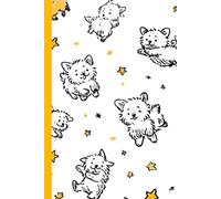 A cute little dogs playing: Work Notebook, Funny Office Gift for Women, Coworker, Boss, Secret Santa Gag Gift (Blank Lined Journal)