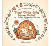 A Cute & Minimal Coloring Book of Slow Living, Little Comforts & Simple Peaceful Moments