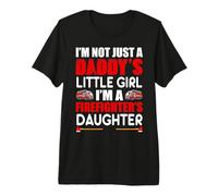 A Daddy'S Little Girl I'm A Firefighter's Daughter Fireman Camiseta Premium