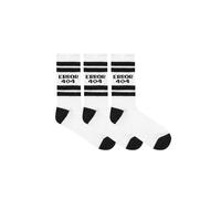 A-DAM 3-pack Crew Socks Black Stripes Error 404 White Talla: 36-40 | Calzoncillos Outlet | Unisex | Negro