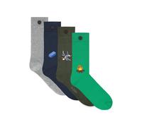 A-DAM Unisex 4-pack Casual Socks Multicolor Talla: 36-40 | Calcetines Outlet | Unisex