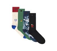 A-DAM Unisex 4-pack Casual Socks Multicolor Talla: 41-46 | Calcetines Outlet | Unisex