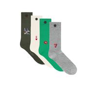 A-DAM Unisex 4-pack Casual Socks Multicolor Talla: 41-46 | Calcetines Outlet | Unisex