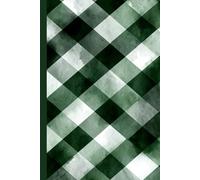 A Dark green watercolor plaid pattern: Work Notebook, Funny Office Gift for Women, Coworker, Boss, Secret Santa Gag Gift (Blank Lined Journal)