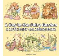 A Day in the Fairy Garden: A Cute Fairy Coloring Book for Adults & Teens - 40 Cozy Fairy & Woodland Scenes to Relax