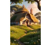 A Day in the Life of a Fantasy Cottage Dweller 6" x 9" lined notebook